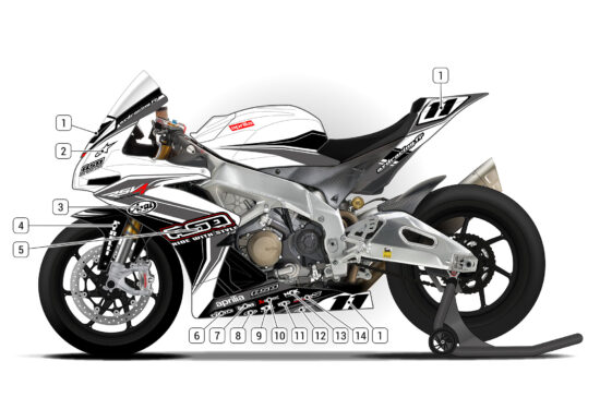 Alternative view of Aprilia RSV4 1000 2015/20