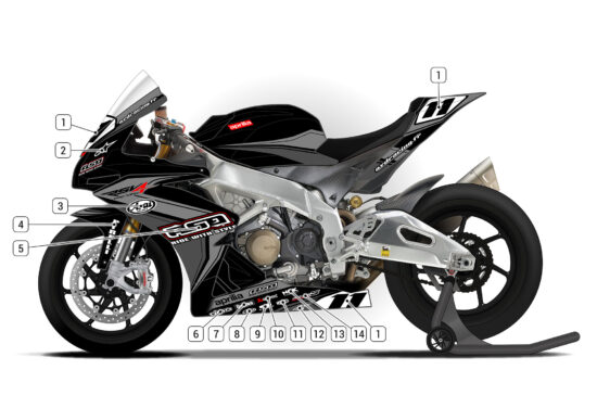 Alternative view of Aprilia RSV4 1000 2015/20