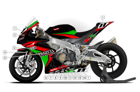 Alternative view of Aprilia RSV4 1000 2015/20