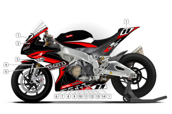 Alternative view of Aprilia RSV4 1000 2015/20