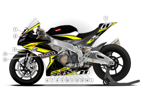 Alternative view of Aprilia RSV4 1000 2015/20