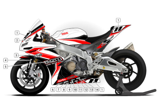 Alternative view of Aprilia RSV4 1000 2015/20