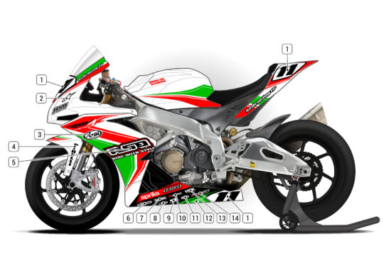 Alternative view of Aprilia RSV4 1000 2015/20