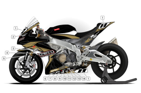 Alternative view of Aprilia RSV4 1100 2019/20