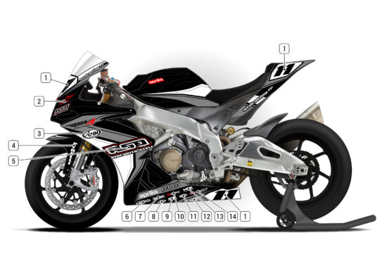 Alternative view of Aprilia RSV4 1000 2009/14