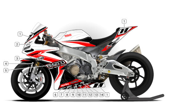 Alternative view of Aprilia RSV4 1000 2009/14