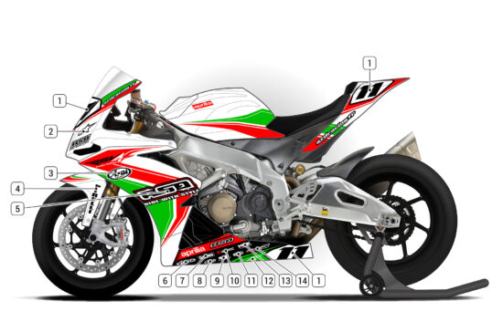 Alternative view of Aprilia RSV4 1000 2009/14