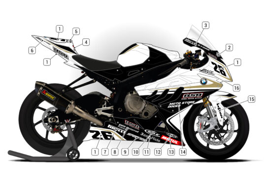Alternative view of BMW S1000RR 2009/11 D1