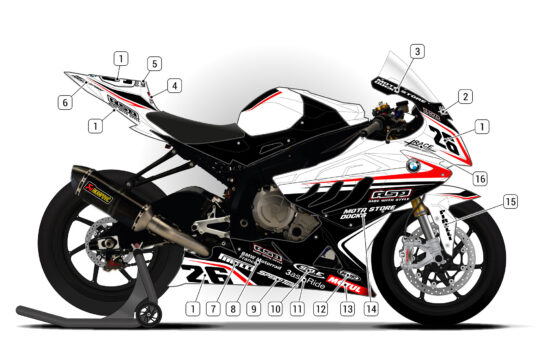Alternative view of BMW S1000RR 2009/11 D1