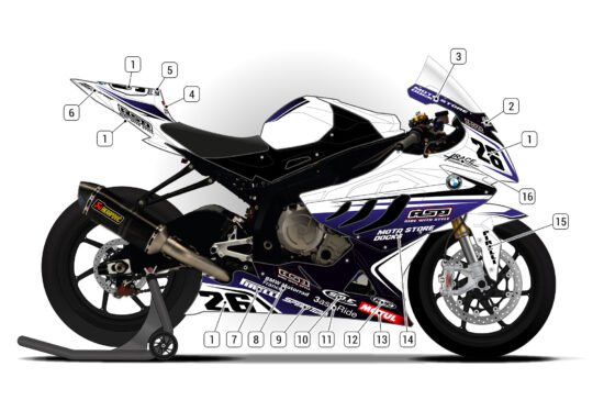 Alternative view of BMW S1000RR 2009/11 D1