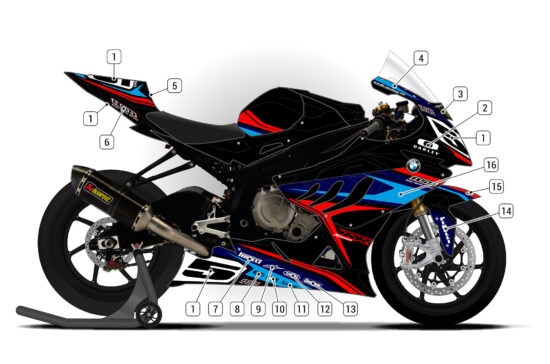 Alternative view of BMW S1000RR 2009/11 D2