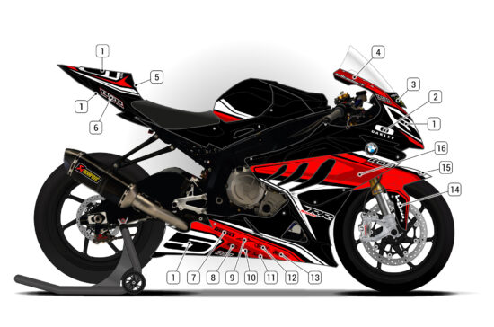 Alternative view of BMW S1000RR 2009/11 D2