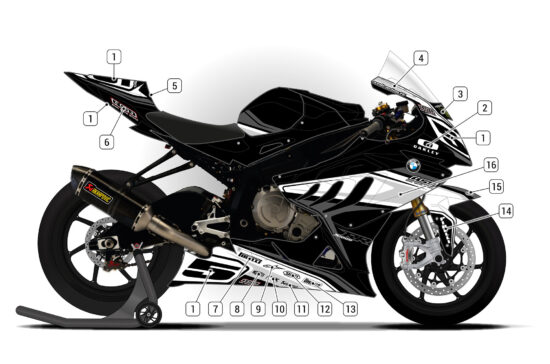 Alternative view of BMW S1000RR 2009/11 D2