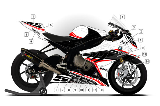 Alternative view of BMW S1000RR 2009/11 D2