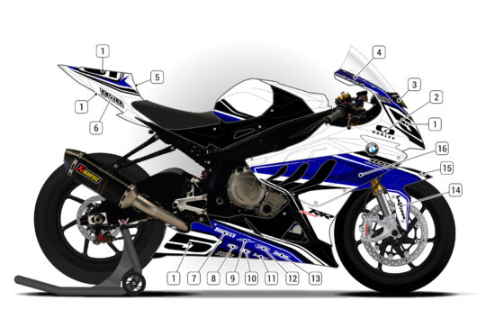 Alternative view of BMW S1000RR 2009/11 D2