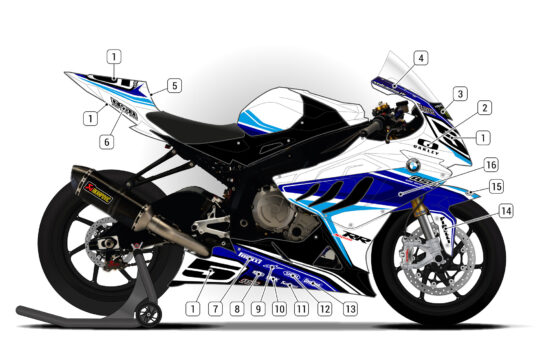 Alternative view of BMW S1000RR 2009/11 D2