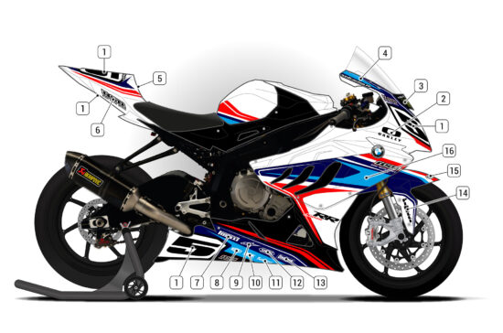 Alternative view of BMW S1000RR 2009/11 D2