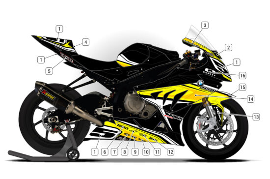 Alternative view of BMW S1000RR 2012/14 D2