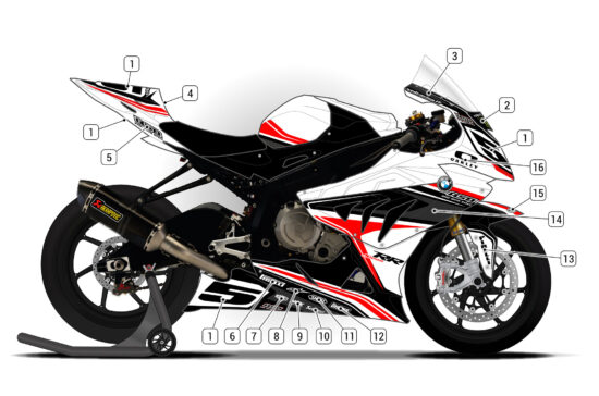 Alternative view of BMW S1000RR 2012/14 D2