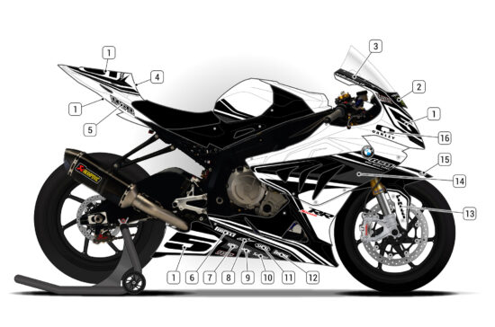 Alternative view of BMW S1000RR 2012/14 D2