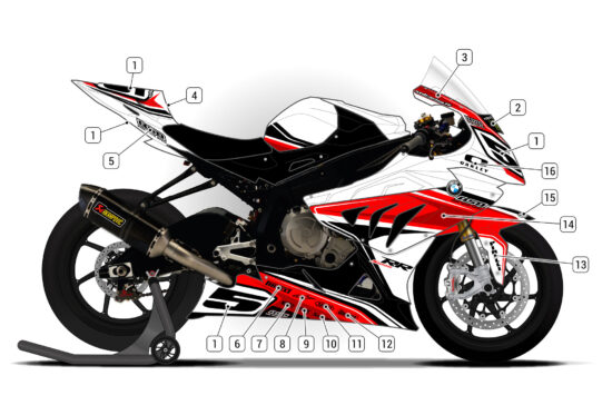 Alternative view of BMW S1000RR 2012/14 D2