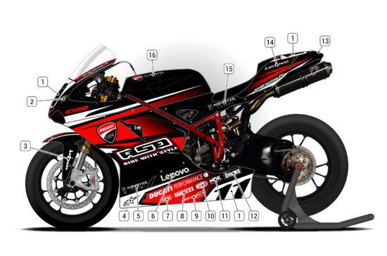 Alternative view of Ducati 1098