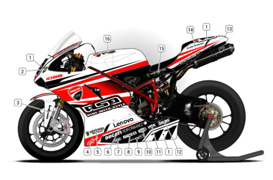 Alternative view of Ducati 1098
