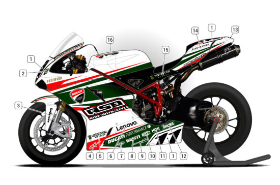 Alternative view of Ducati 1198