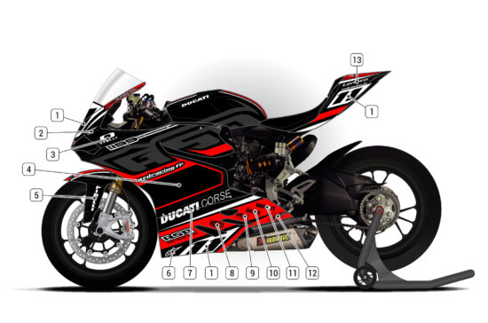 Alternative view of Ducati Panigale 1199 D1