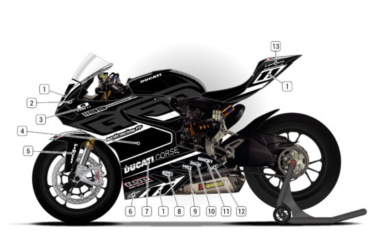 Alternative view of Ducati Panigale 1199 D1