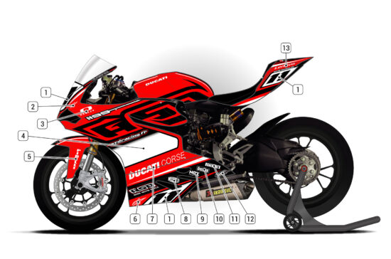 Alternative view of Ducati Panigale 1199 D1