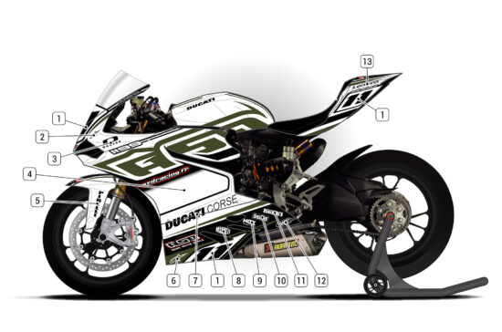 Alternative view of Ducati Panigale 1199 D1