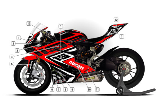 Alternative view of Ducati Panigale 1199 D2