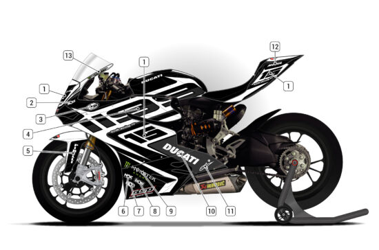 Alternative view of Ducati Panigale 1199 D2