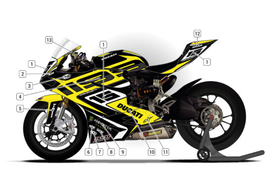 Alternative view of Ducati Panigale 1199 D2