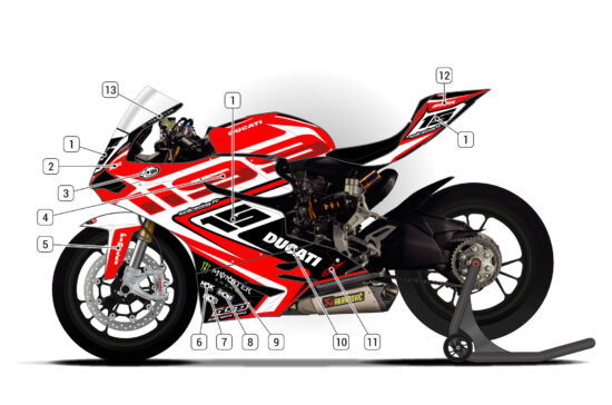 Alternative view of Ducati Panigale 1199 D2