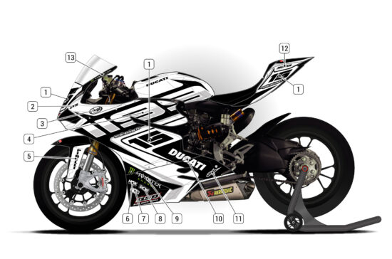 Alternative view of Ducati Panigale 1199 D2