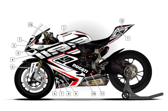 Alternative view of Ducati Panigale 1199 D2