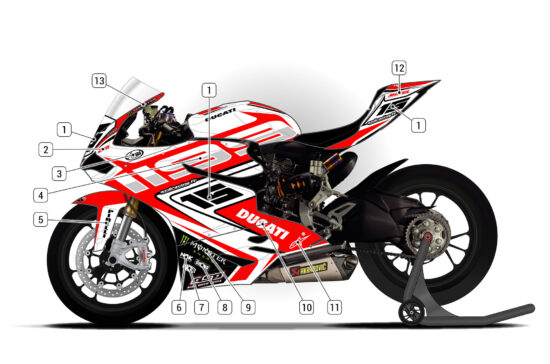 Alternative view of Ducati Panigale 1199 D2