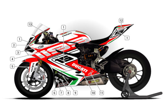 Alternative view of Ducati Panigale 1199 D2