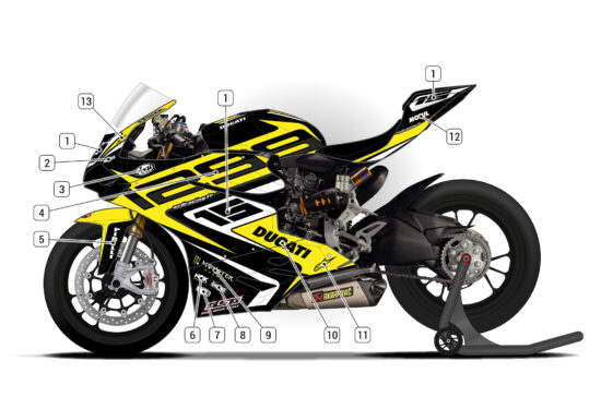 Alternative view of Ducati Panigale 1299 D1