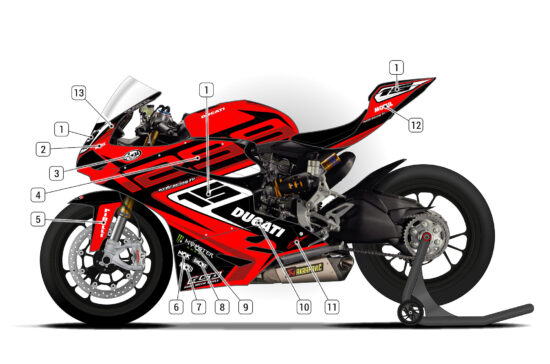 Alternative view of Ducati Panigale 1299 D1
