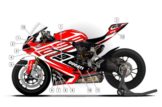 Alternative view of Ducati Panigale 1299 D1
