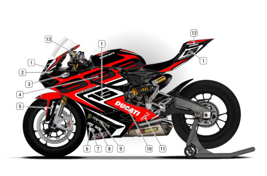 Alternative view of Ducati Panigale 899 D2