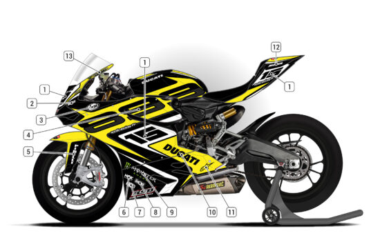Alternative view of Ducati Panigale 899 D2