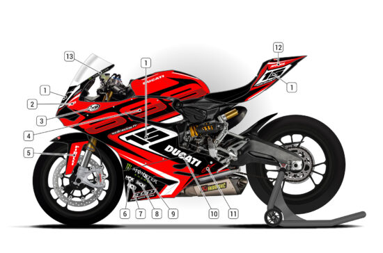 Alternative view of Ducati Panigale 899 D2