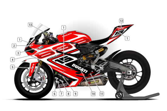 Alternative view of Ducati Panigale 899 D2
