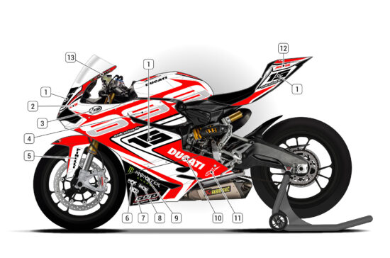 Alternative view of Ducati Panigale 899 D2