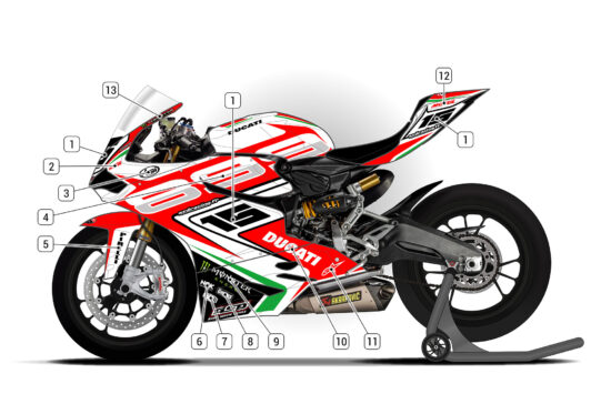 Alternative view of Ducati Panigale 899 D2