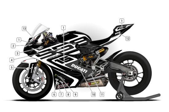 Alternative view of Ducati Panigale 959